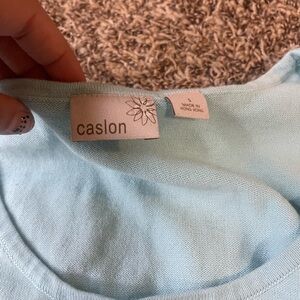 Caslon Light Blue Tank Top